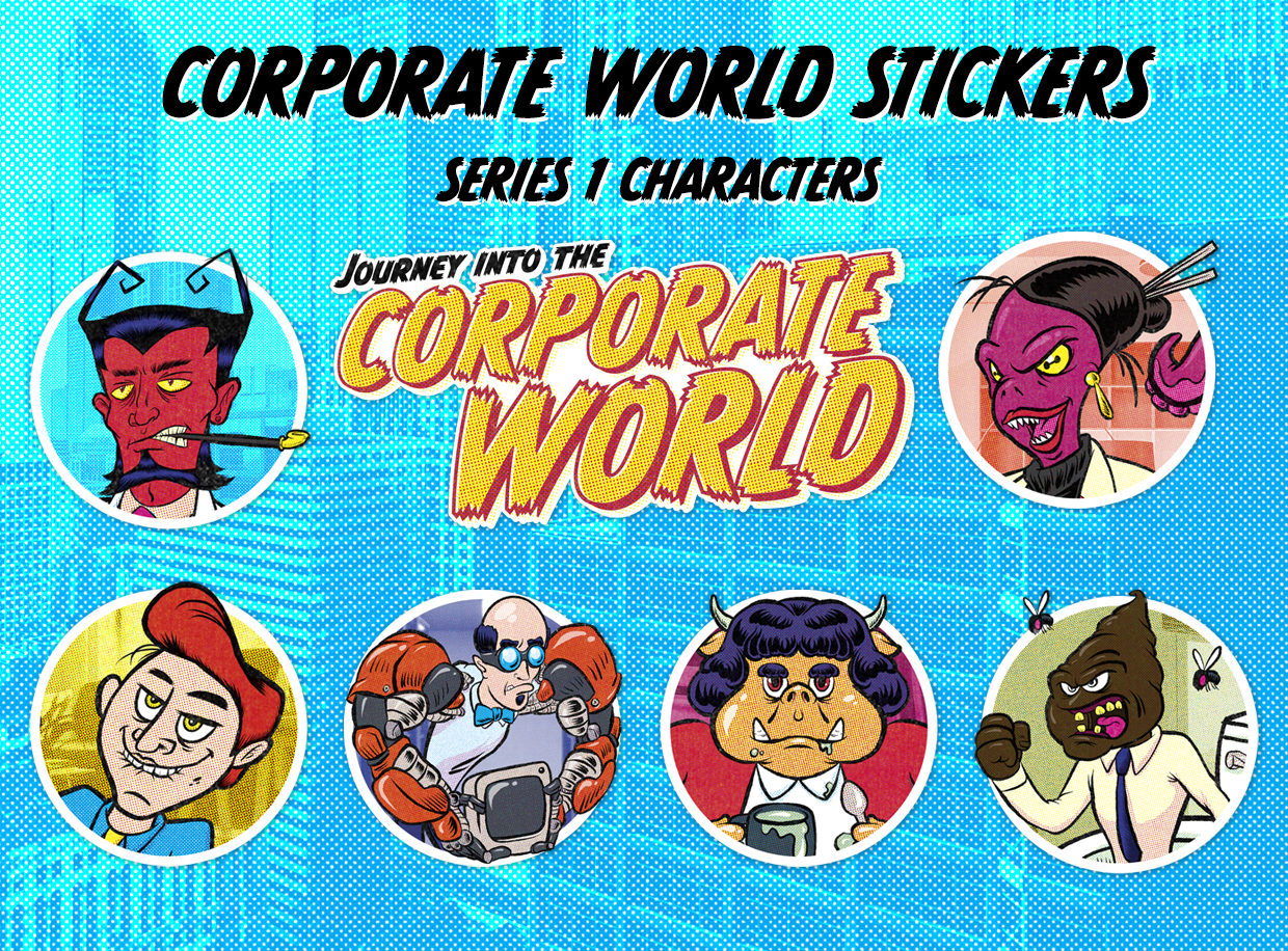 Series 1 Character Stickers